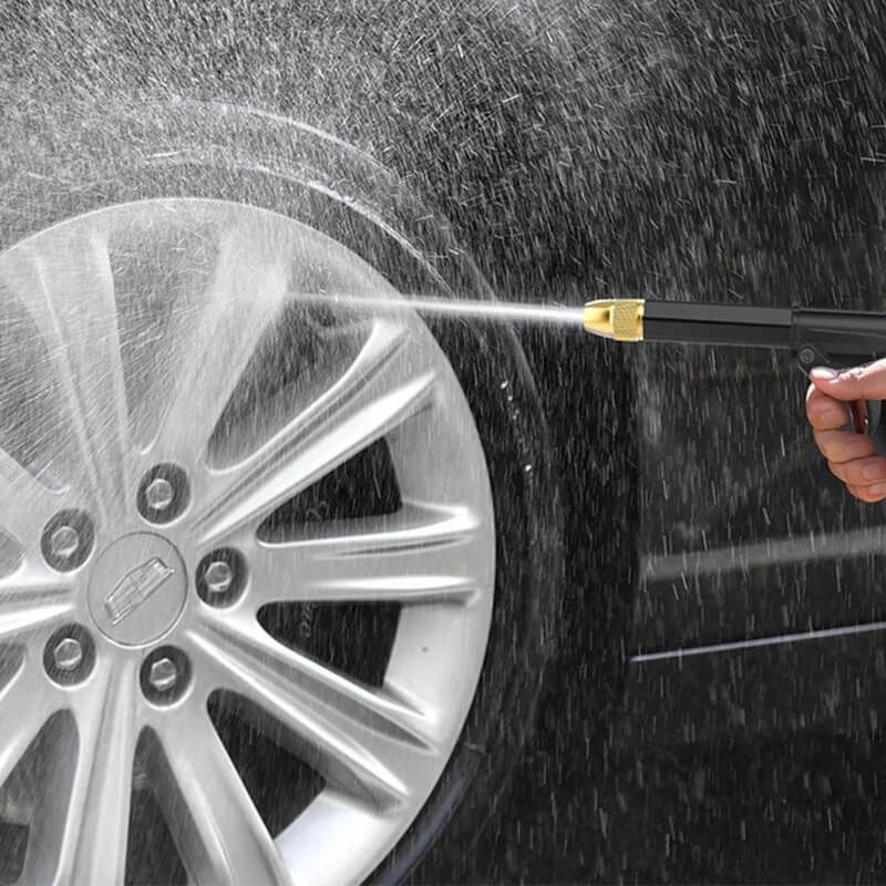 FlexiSpray - Flexibele en uitbreidbare hogedrukslang met verstelbaar mondstuk voor buitengebruik