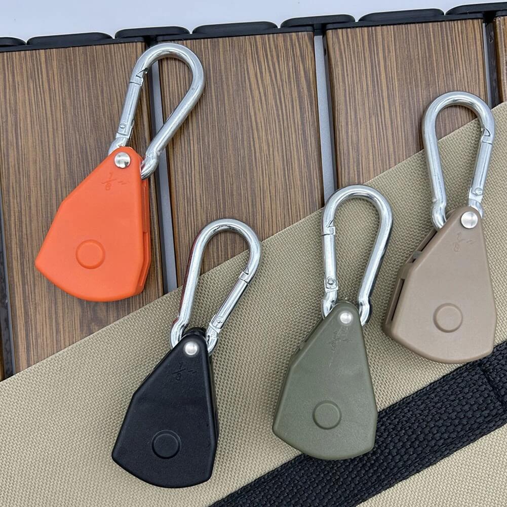 ReflectaCord - Reflecterend Tentkoord 5M met Verstelbaar Katrol voor Kamperen