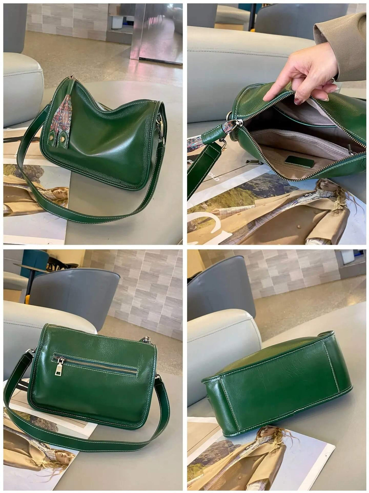 Luxe Leren Tas - Ruime en elegante handtas van echt leer