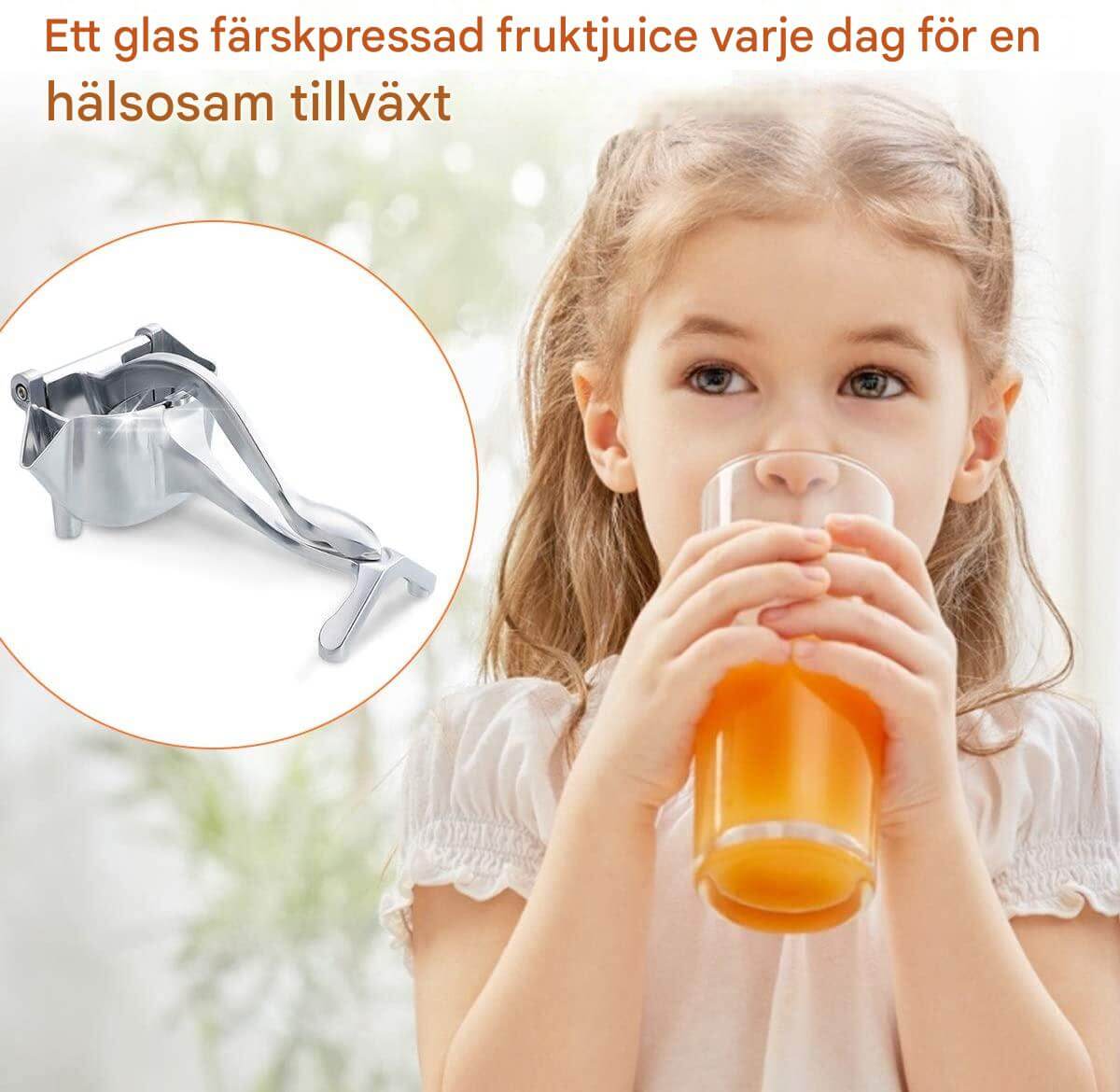 Fruitpers - Aluminium handmatige citruspers - Eenvoudig persen van citrusvruchten, granaatappels en meer