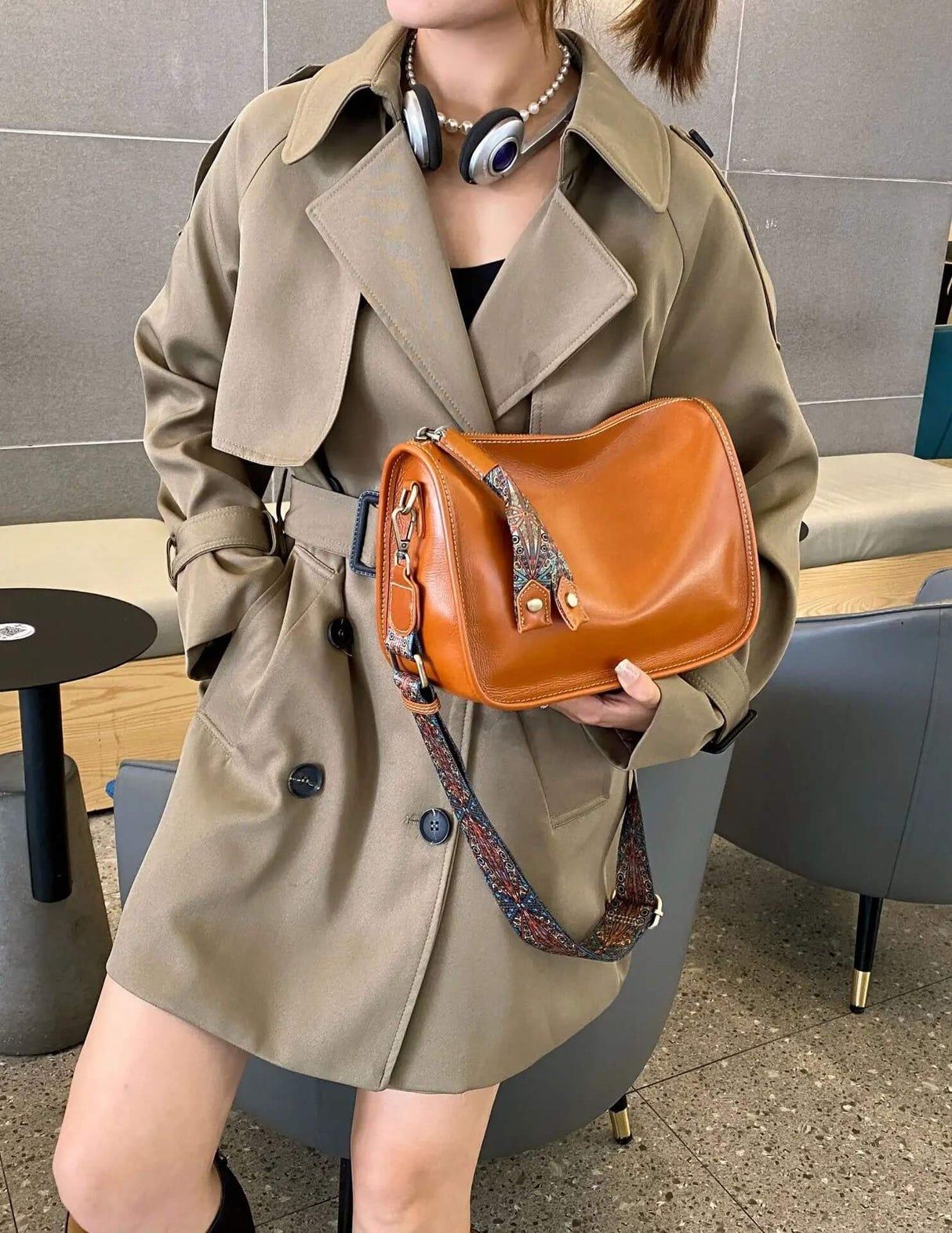 Luxe Leren Tas - Ruime en elegante handtas van echt leer