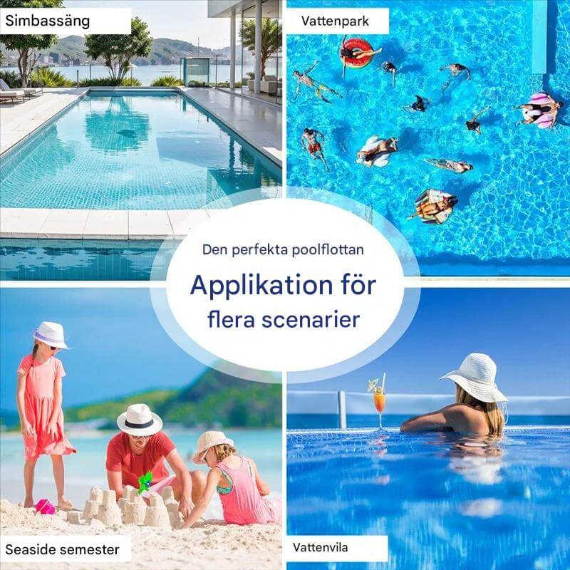 HydroHammock - Opblaasbare Drijvende Stoel voor Volwassenen | Comfortabele Zwembadhangmat met Nekkussen & Plantenpatroon