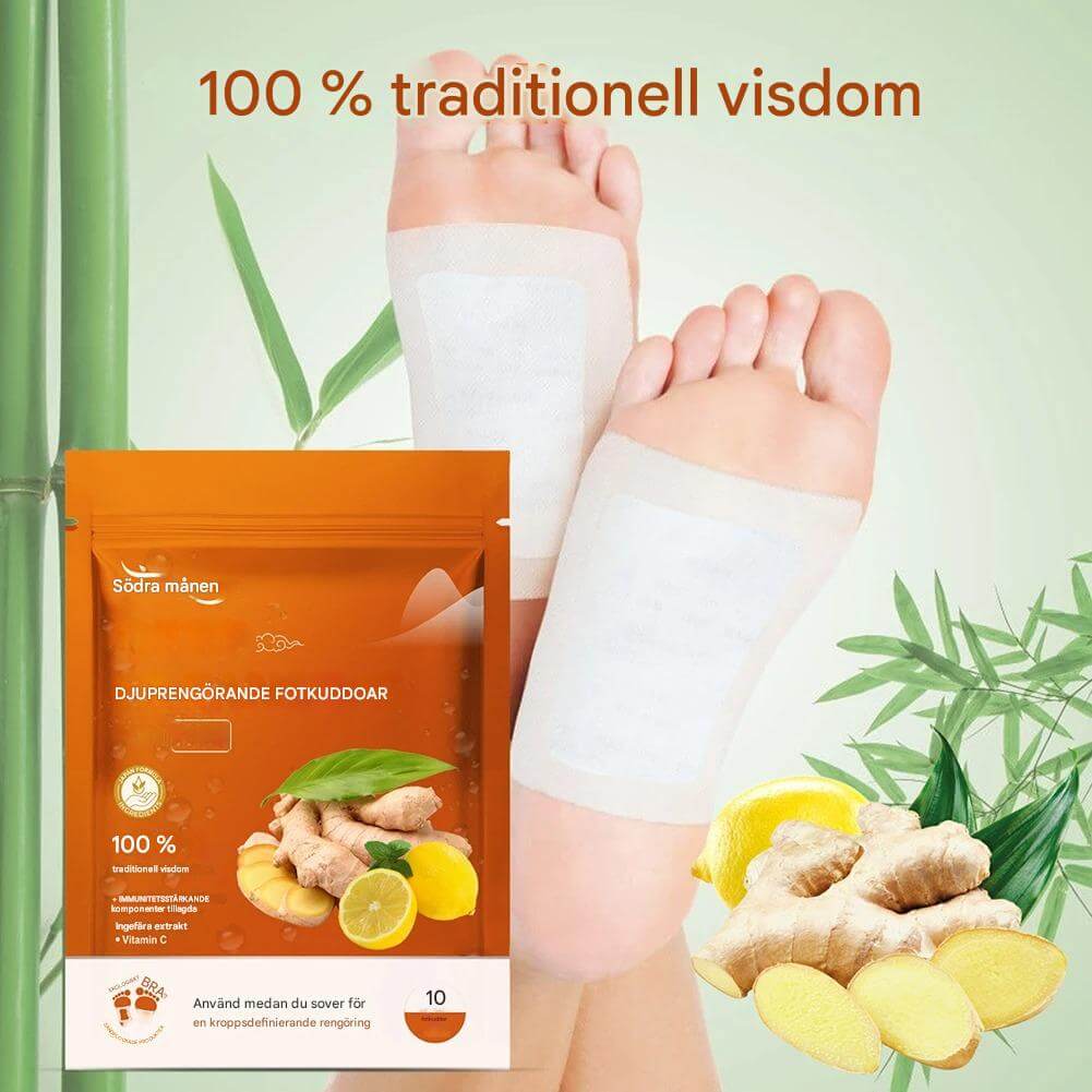 SootheStep - Natuurlijke gembervoetpleisters voor wie wil ontspannen, reinigen en beter slapen