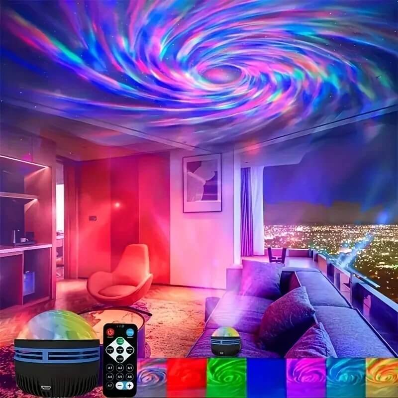 StarGlo - LED Galaxy Projector Lamp | Sfeerverlichting met afstandsbediening voor magische sfeer