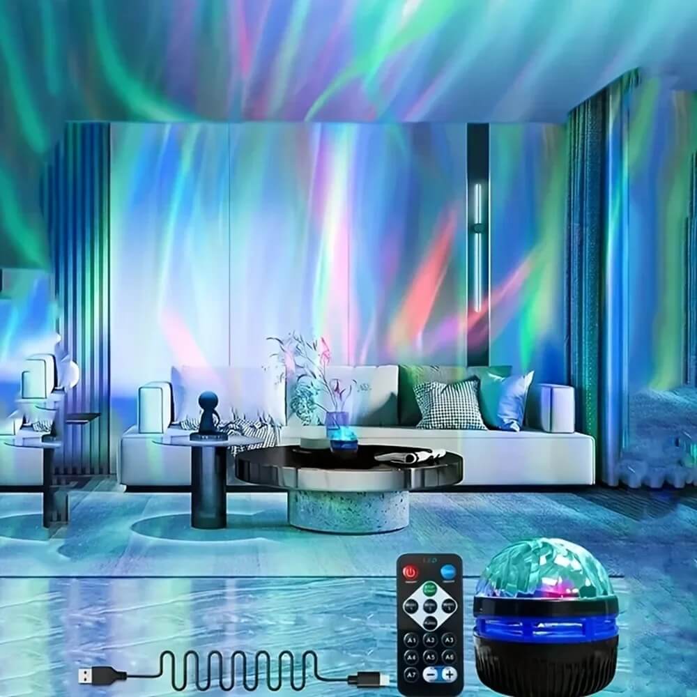 StarGlo - LED Galaxy Projector Lamp | Sfeerverlichting met afstandsbediening voor magische sfeer