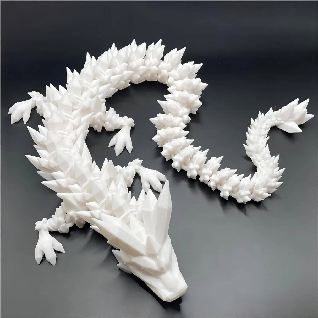 DrakeMorph - Rörlig 3D-printad Drakmodell för Dekor och Fantasi