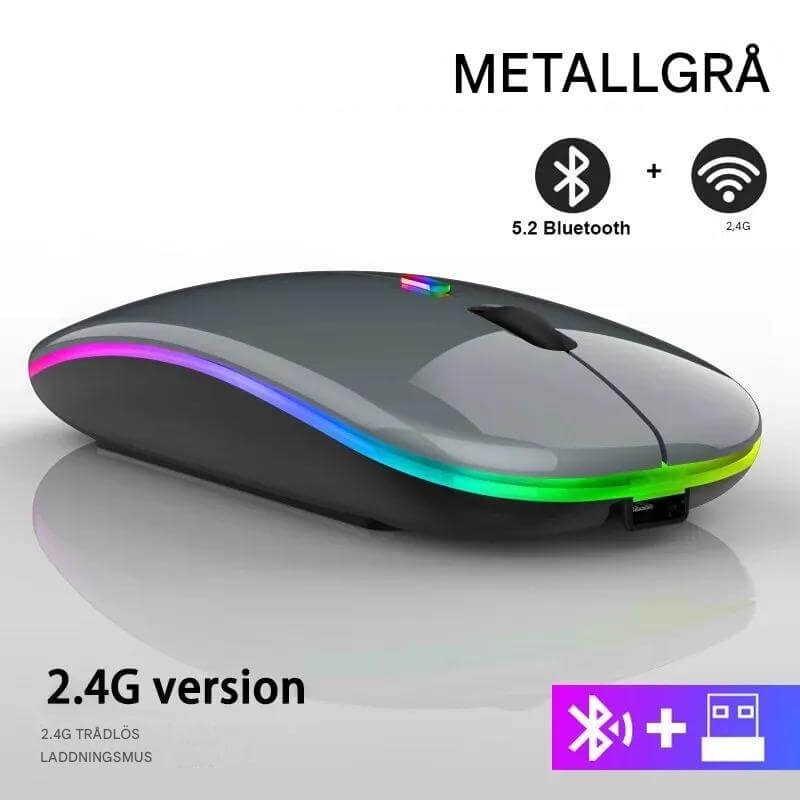 VibeGrip - Draadloze RGB Ergonomische Muis | Stijl, Comfort en Precisie in één