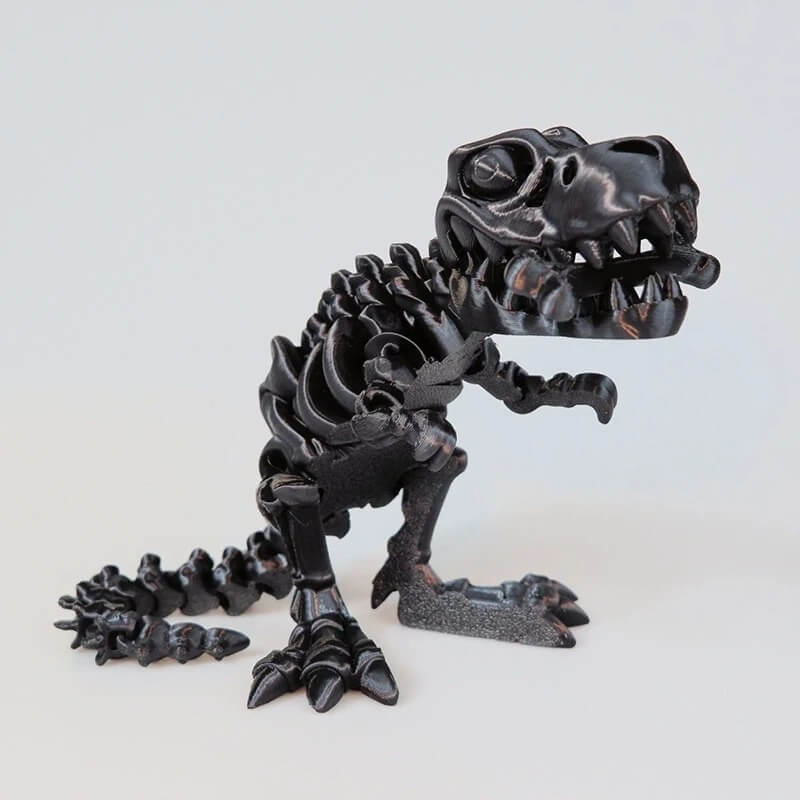 DinoFlex - beweegbaar 3D-geprint dinosaurusmodel voor spel en decor