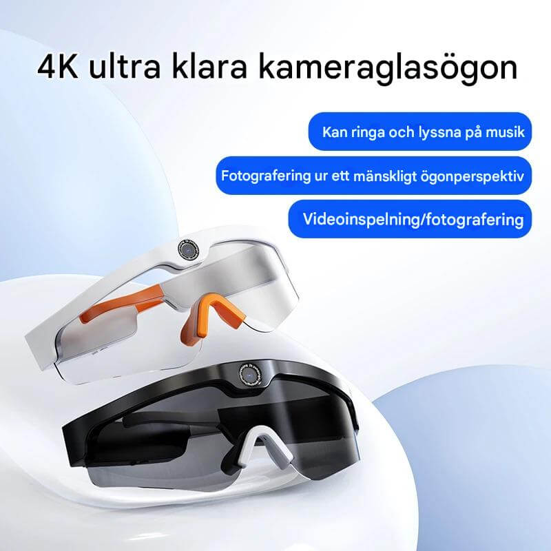 SmartSol - Zonnebril met ingebouwde camera en draadloze hoofdtelefoon | Compact en functioneel voor actieve avonturen