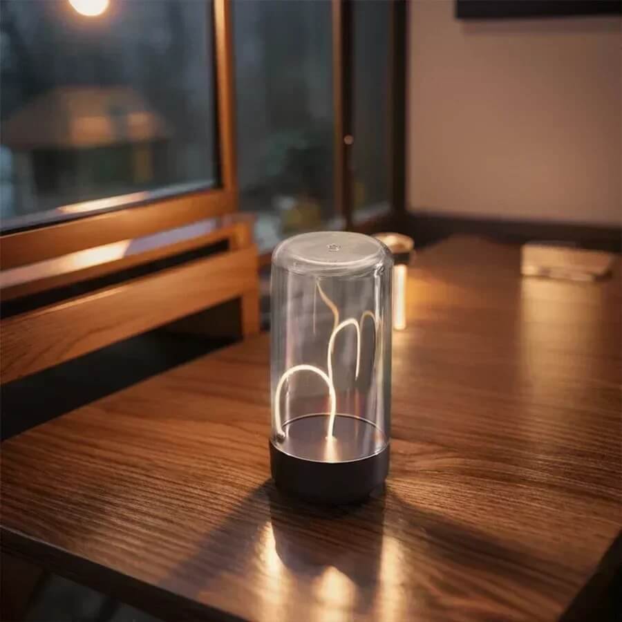 QuantumGlow - Draagbare LED-lamp met magnetische en flexibele gloeidraad | USB-C oplaadbare sfeerverlichting