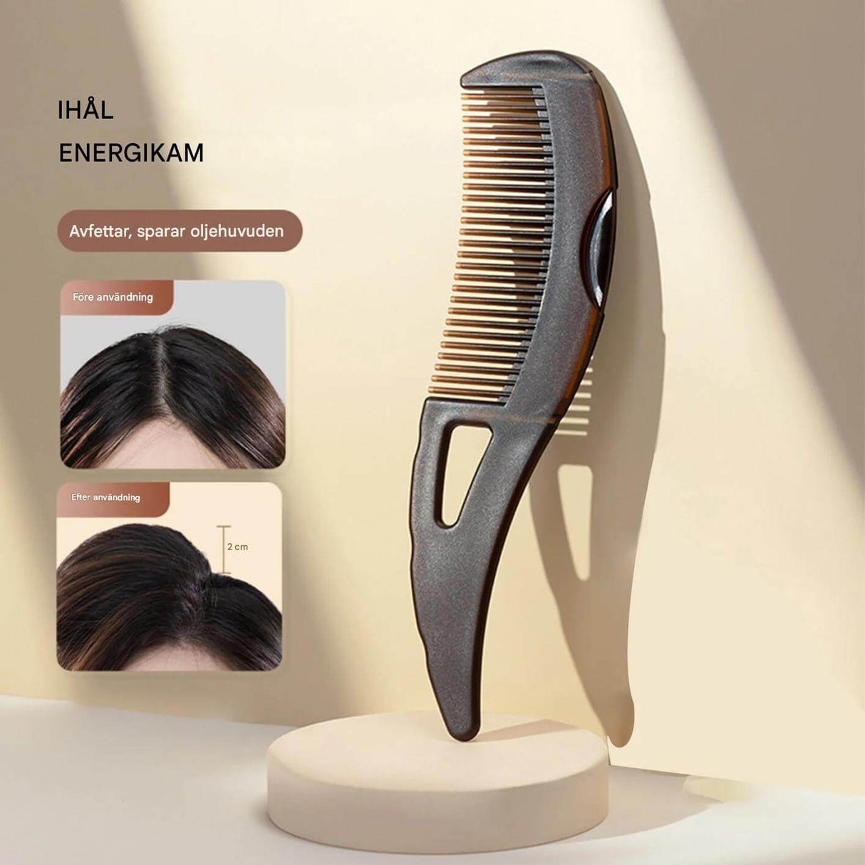 SkinTora - Zelfreinigende massagekam voor haar en hoofdhuid | Zachte hulp voor roos en vet haar