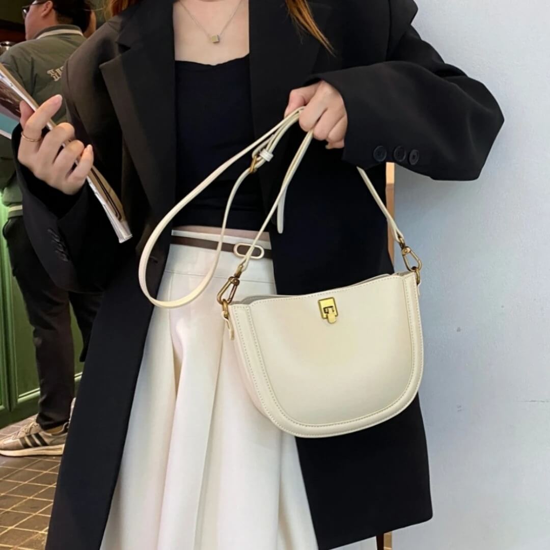 Saddelux - Luxe Mini Zadeltas van echt leer