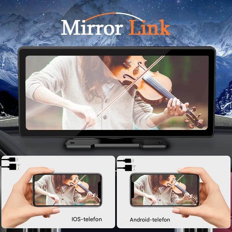 ViewMirror - Draadloze Smart Display voor auto | CarPlay & Android Auto zonder gedoe