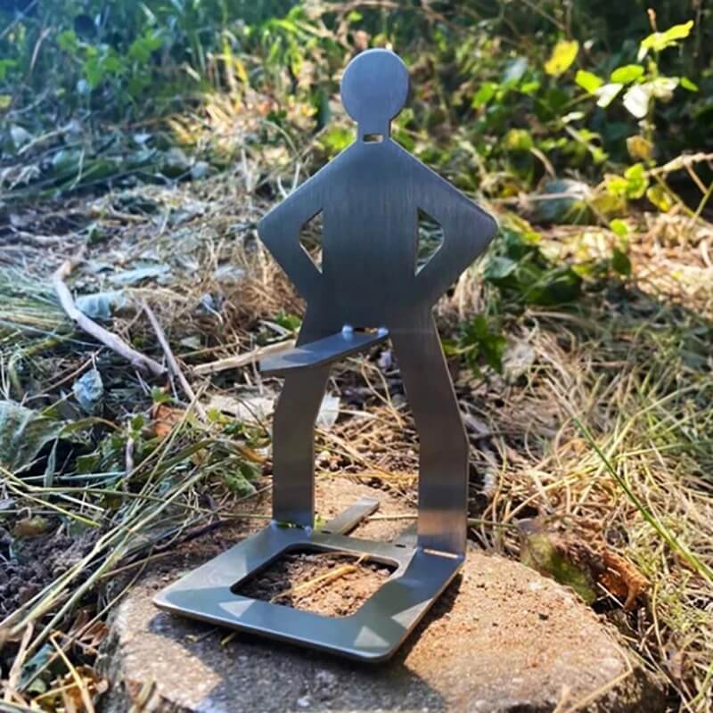 Sausbro - Draagbare roestvrijstalen worsthouder voor camping, barbecue en picknick 5st