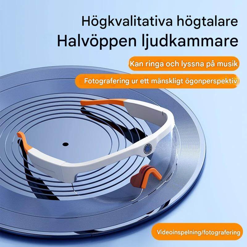 SmartSol - Zonnebril met ingebouwde camera en draadloze hoofdtelefoon | Compact en functioneel voor actieve avonturen