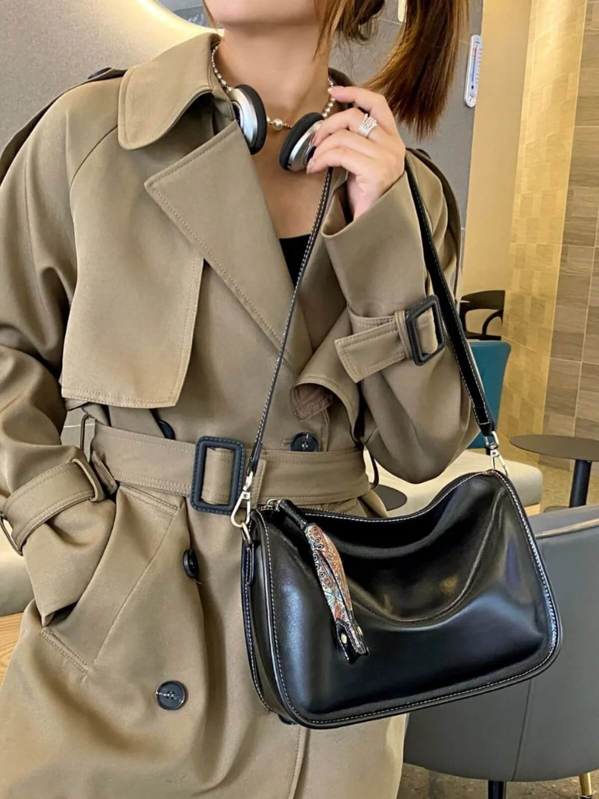 Luxe Leren Tas - Ruime en elegante handtas van echt leer