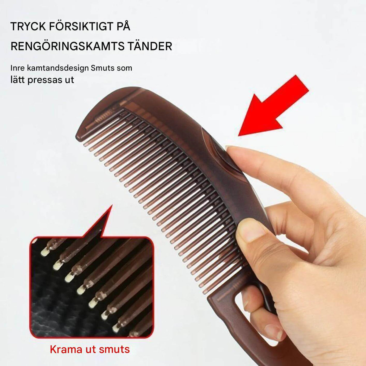 SkinTora - Zelfreinigende massagekam voor haar en hoofdhuid | Zachte hulp voor roos en vet haar