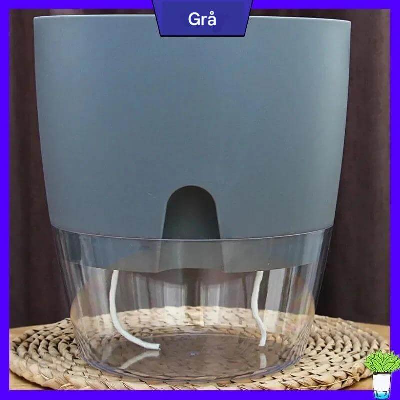 AquaBloom - Zelfwaterende pot met dubbele laag | Maakt het verzorgen van planten eenvoudiger dan ooit