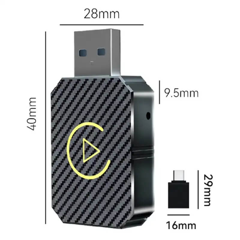 AutoLink - Sladdlös Android Auto & IOS CarPlay-adapter för Multimedia i Bilen