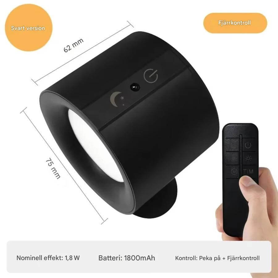 NordGlow - Magnetische LED Wandlamp met Twee Lichtbronnen | Flexibele Verlichting voor Elke Hoek van het Huis