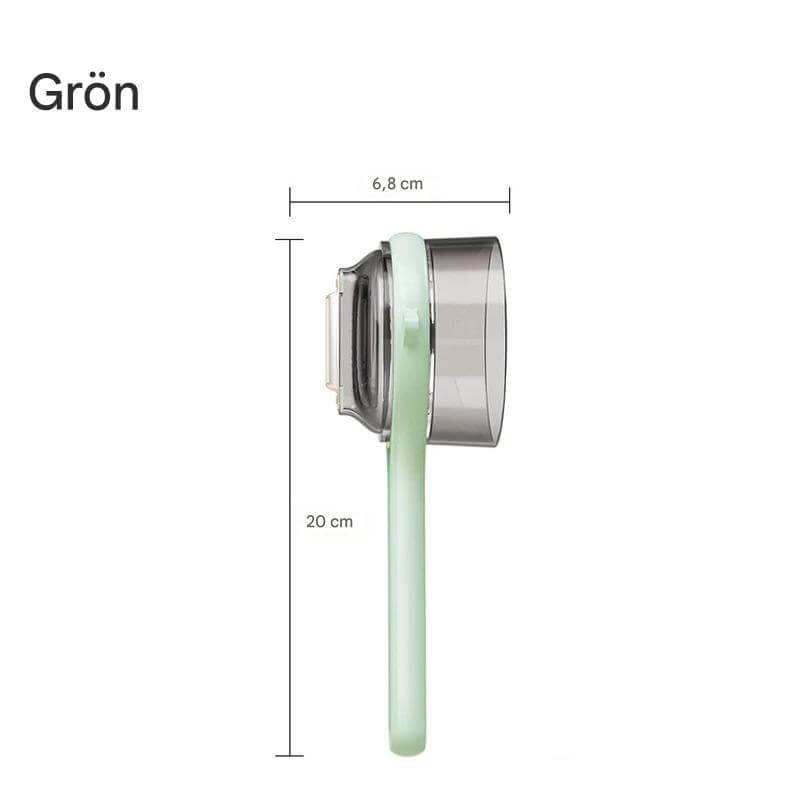 PeelPod - Schilmes met ingebouwde opbergdoos | Slim keukengereedschap voor minder morsen