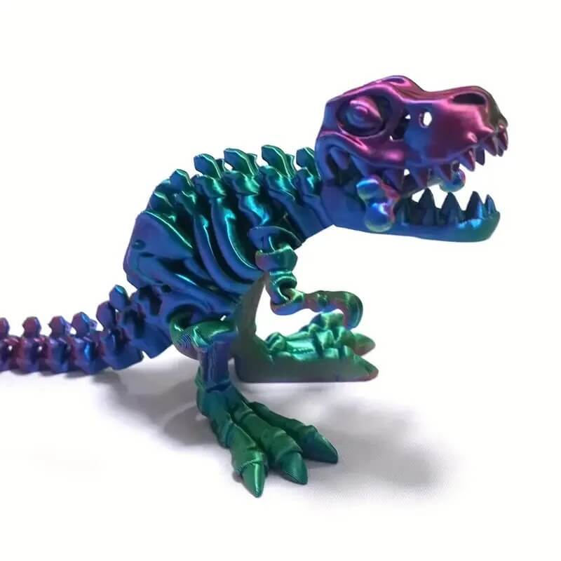 DinoFlex - beweegbaar 3D-geprint dinosaurusmodel voor spel en decor