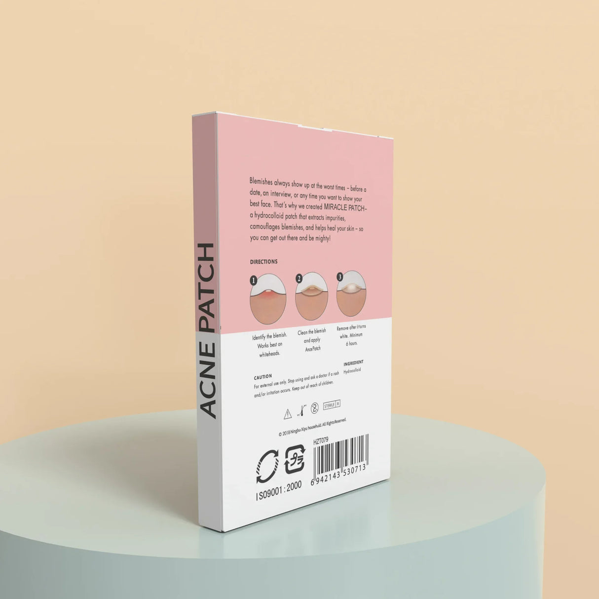 PoreClean - Acne Patch met Hydrocolloid voor een gezonde huid in één nacht