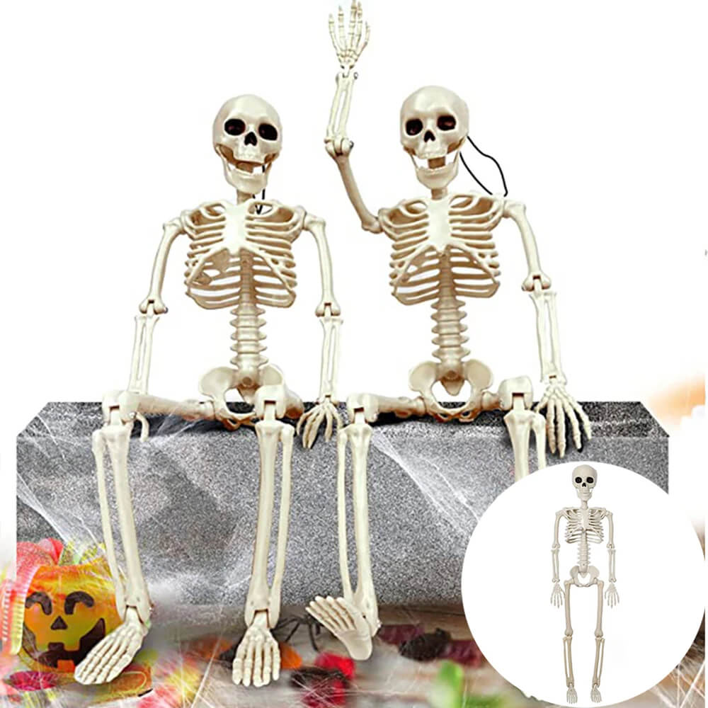 Halloween Decoratie: Menselijk Skelet 40 cm - Realistisch Skelet voor Enge Decoratie