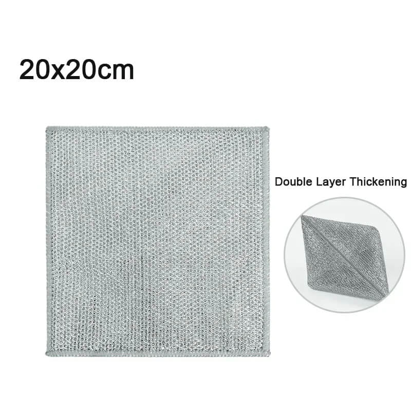 ScrubMaster - Multifunctionele staaldoek, herbruikbaar en effectief