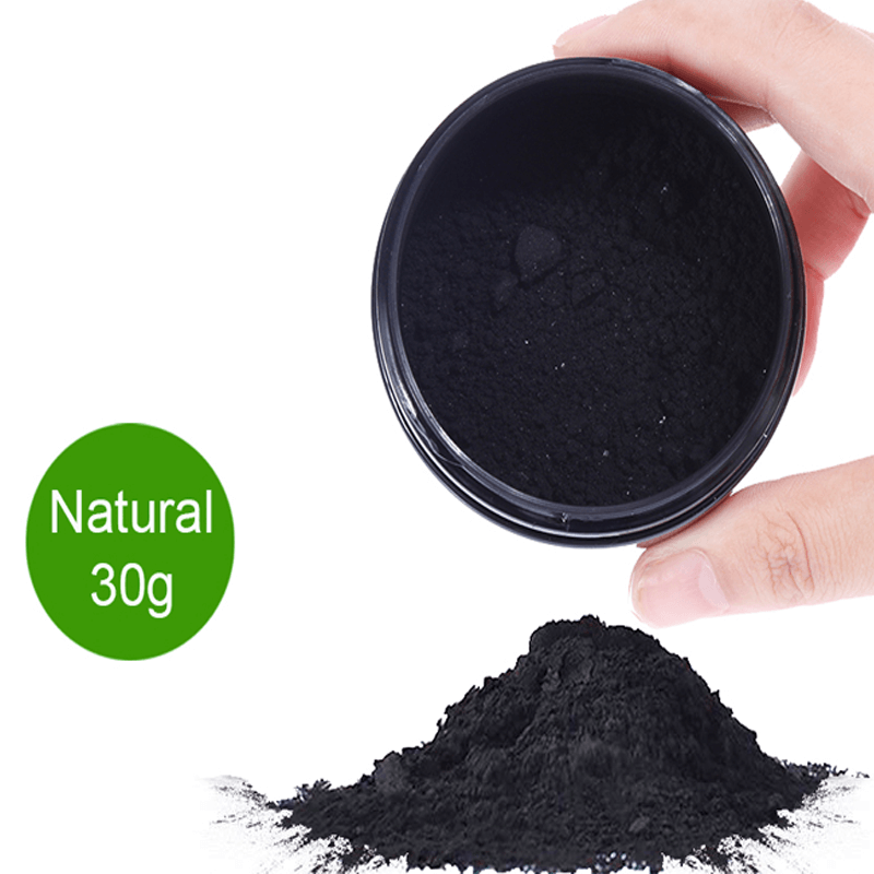 Actief kool tandbleekpoeder