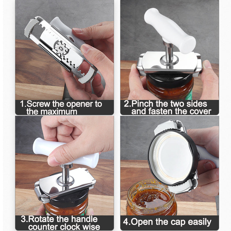 EasyGrip blikopener voor schroefdoppen en blikjes