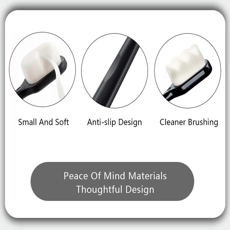 Ultrafijne zachte Miljoen Nano Tandenborstel