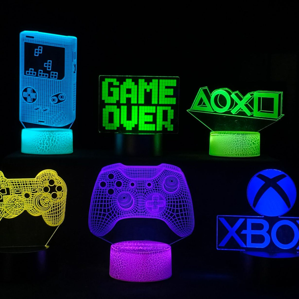 3D LED Lamp Gamer