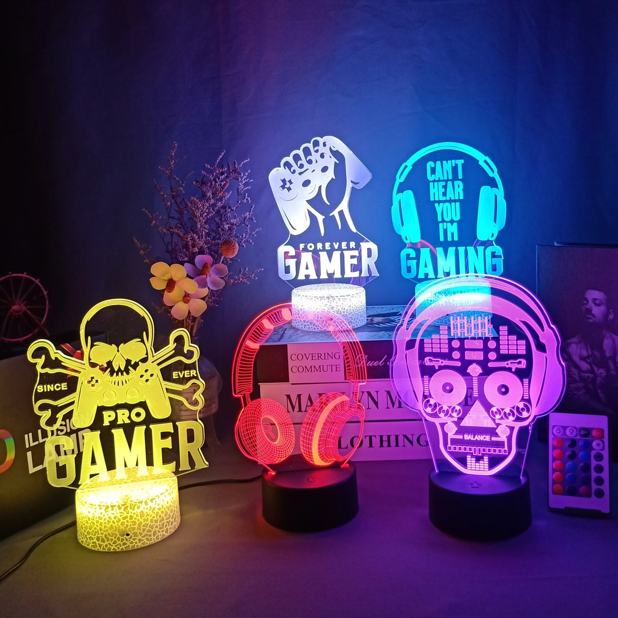 3D LED Lamp Gamer
