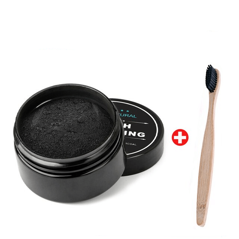 Actief kool tandbleekpoeder