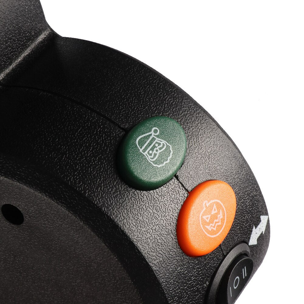 Kerstmis & Halloween holografische projector - 12 spookachtige projecties, LED podiumeffecten voor feesten, eenvoudige installatie, perfecte decoratie