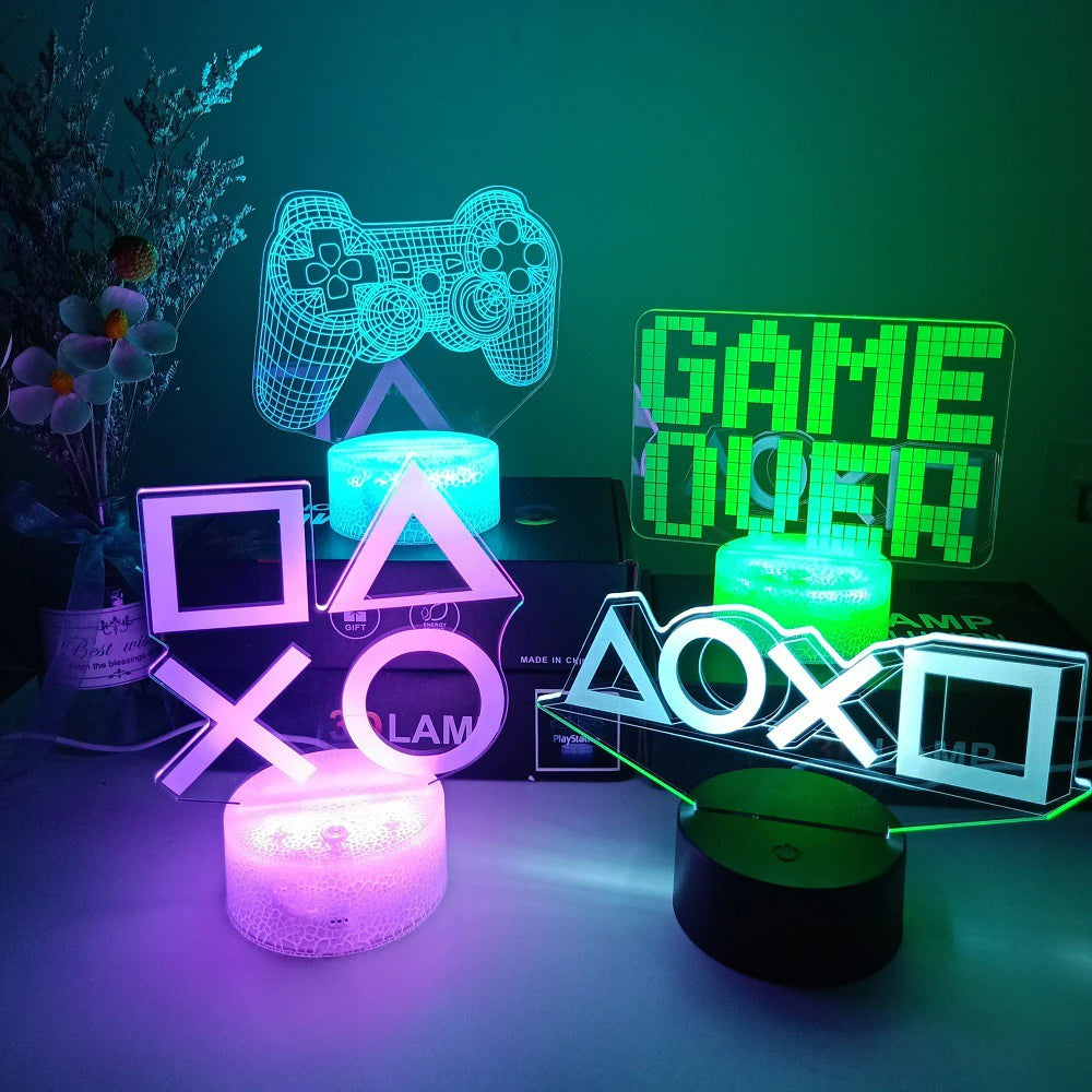 3D LED Lamp Gamer