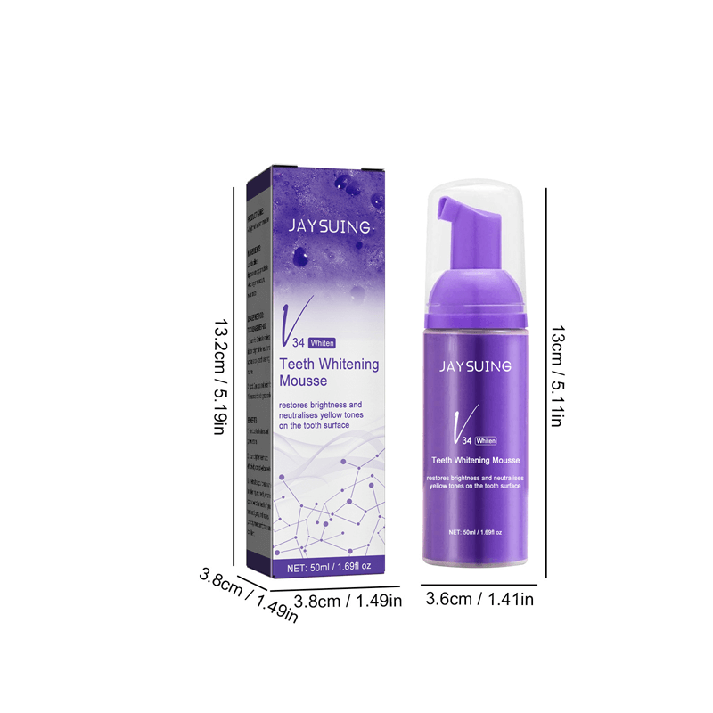 Diepreinigende Tanden Whitening Mousse v34