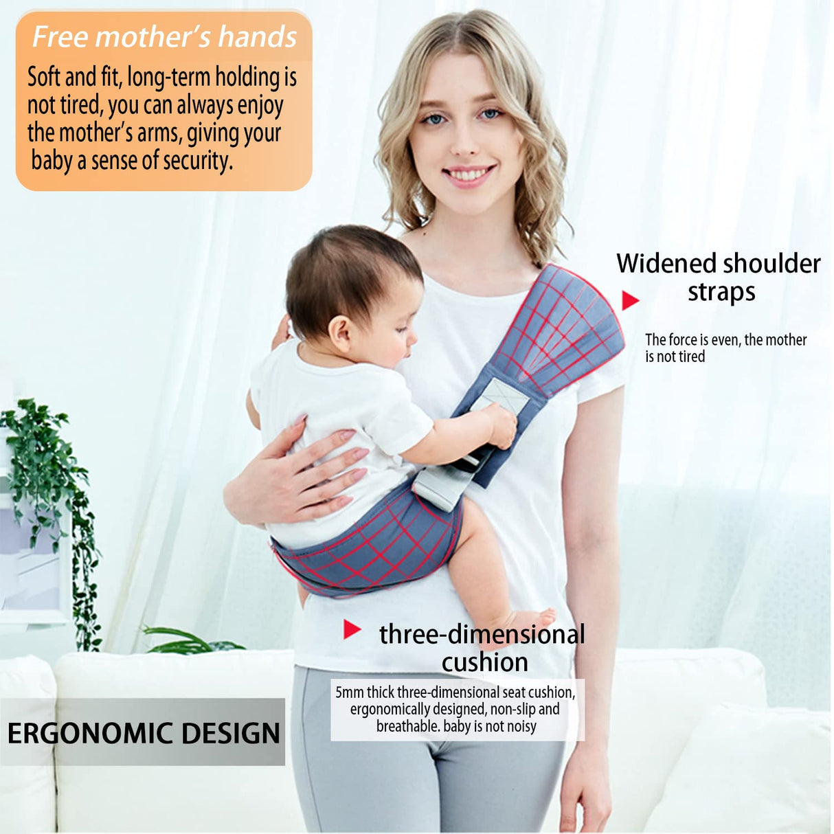 Ergonomische draagzak tot 20 kg