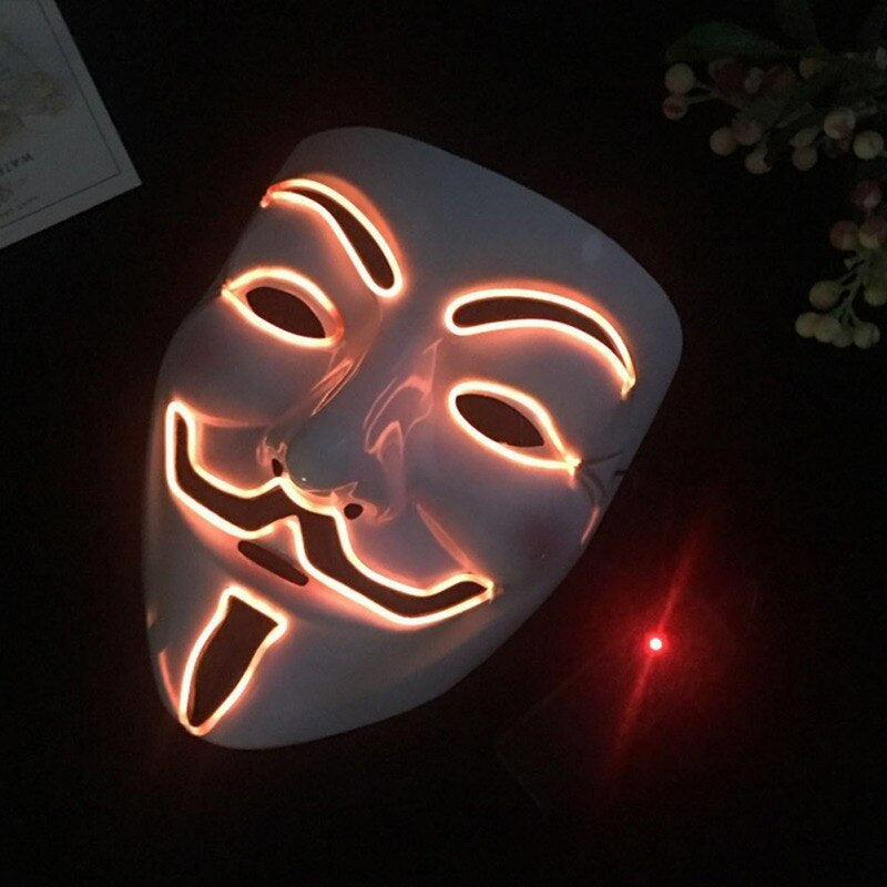 V Voor Vendetta LED Masker