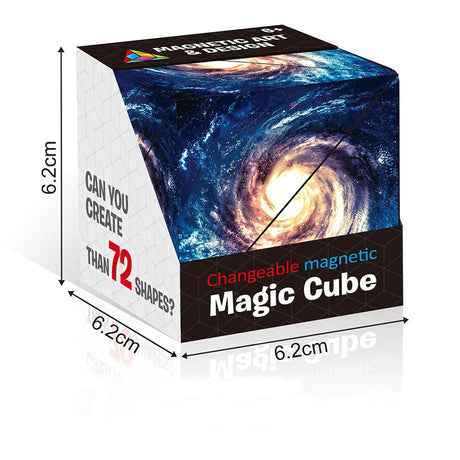 Magische Magnetische Kubus 70 Verschillende Vormen Leren Onderwijs Kinderen Speelgoed