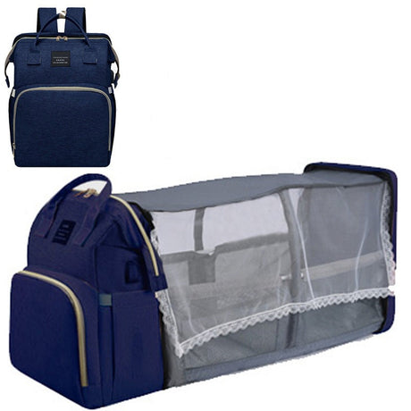 2-in-1 luiertas met reiswieg