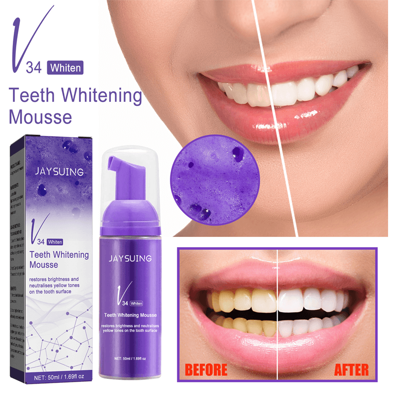 Diepreinigende Tanden Whitening Mousse v34