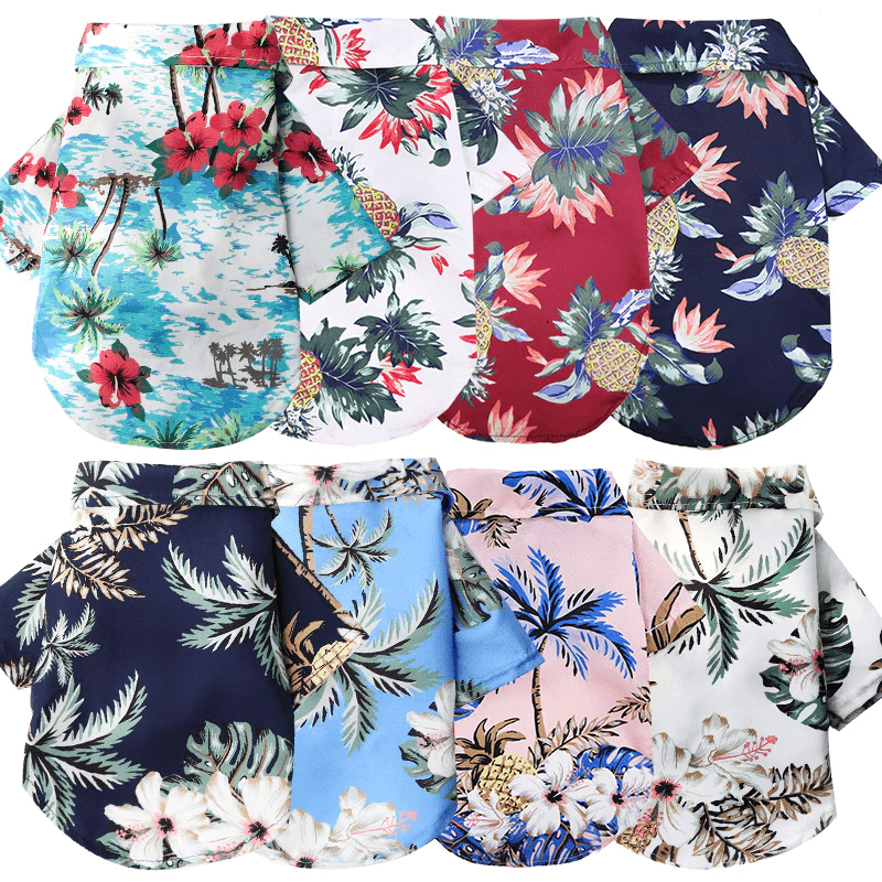 Hawaiiaans strandshirt voor huisdieren