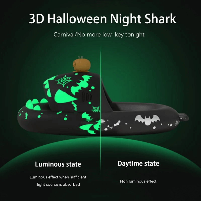 Comfortabele lichtgevende EVA Shark Slides