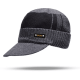 Winter gebreide muts
