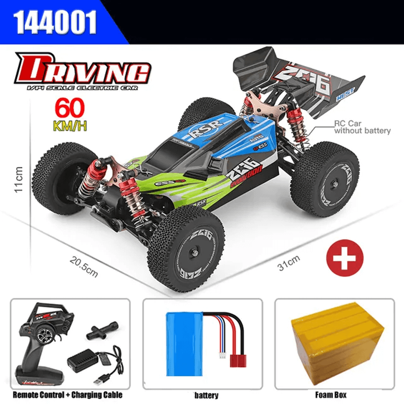 Off-Road auto met afstandsbediening 35-70 km/u
