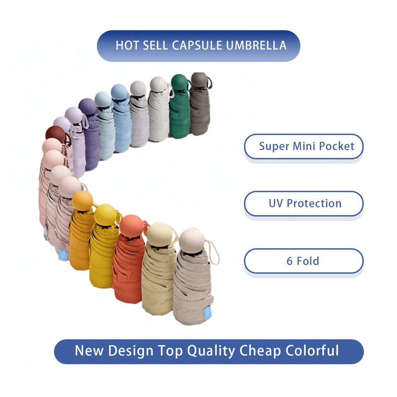 Compacte opvouwbare paraplu