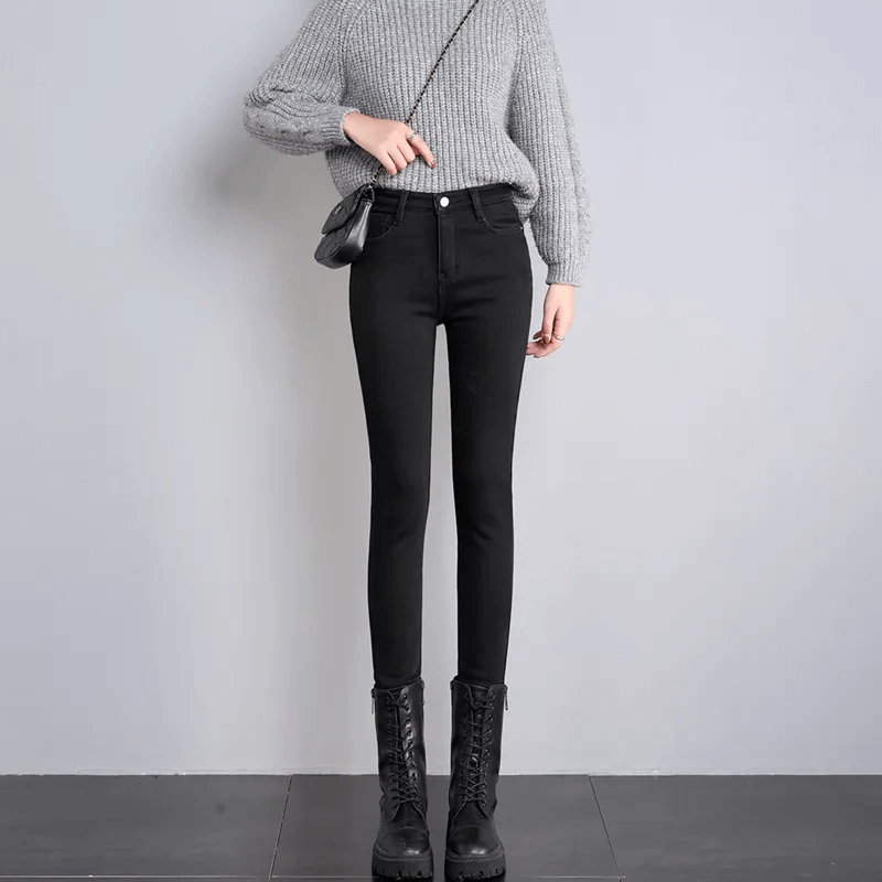 Warm gevoerde jeans