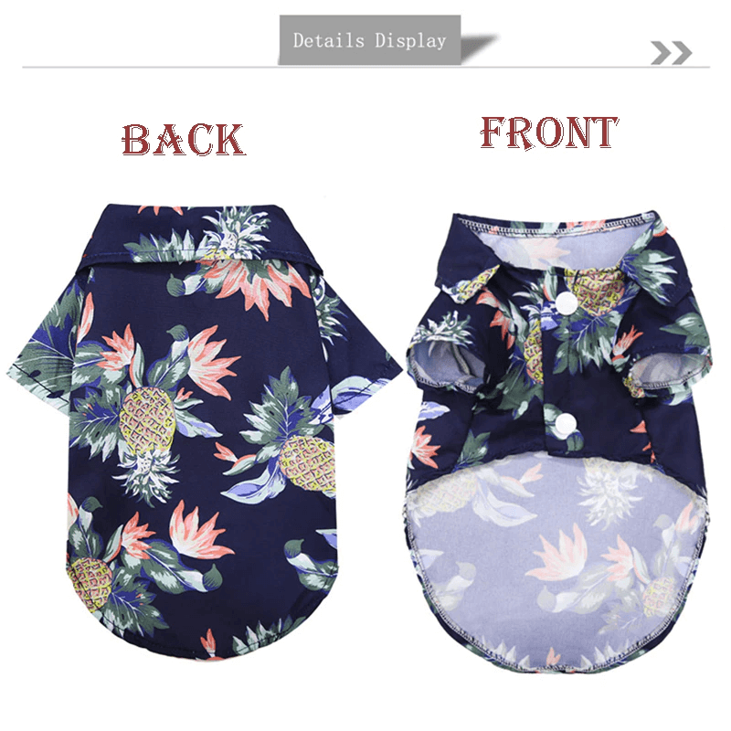 Hawaiiaans strandshirt voor huisdieren